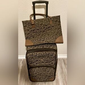 VINTAGE DVF DESIGNER LUGGAGE